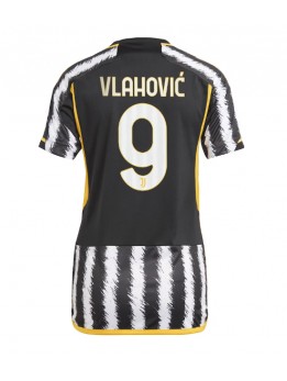Billige Juventus Dusan Vlahovic #9 Hjemmedrakt Dame 2023-24 Kortermet